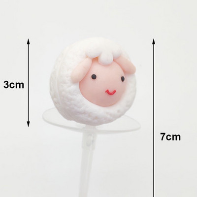 Dekoracija torte s farmskim životinjama Tema farme Prekrivač rođendanske torte Svinja Piletina Traktor Krava Figura Prekrivač torte za Baby Show Seoska zabava