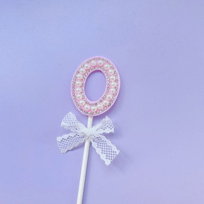 Arany rózsaszín akril "One" "Oh Baby" Boldog születésnapot tortafesték esküvői menyasszonyi parti dekoráció desszert sütési kellékek szép ajándékok