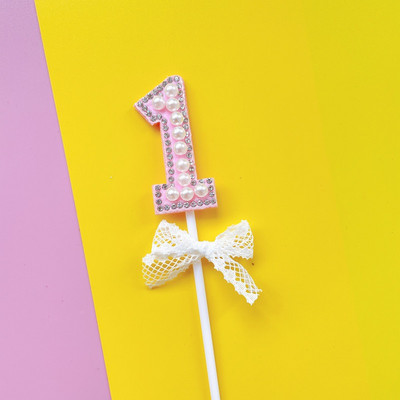 Arany rózsaszín akril "One" "Oh Baby" Boldog születésnapot tortafesték esküvői menyasszonyi parti dekoráció desszert sütési kellékek szép ajándékok