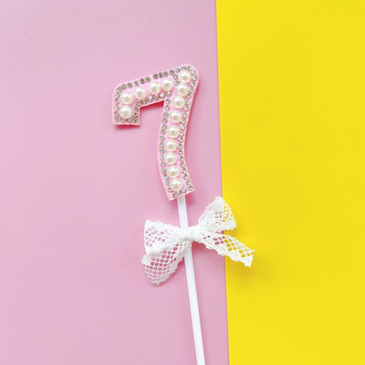 Arany rózsaszín akril "One" "Oh Baby" Boldog születésnapot tortafesték esküvői menyasszonyi parti dekoráció desszert sütési kellékek szép ajándékok