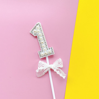 Arany rózsaszín akril "One" "Oh Baby" Boldog születésnapot tortafesték esküvői menyasszonyi parti dekoráció desszert sütési kellékek szép ajándékok