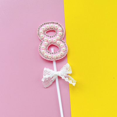 Arany rózsaszín akril "One" "Oh Baby" Boldog születésnapot tortafesték esküvői menyasszonyi parti dekoráció desszert sütési kellékek szép ajándékok