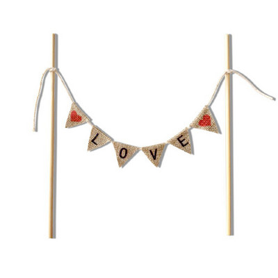 1 τμχ Ρουστίκ κάλυμμα για τούρτα γενεθλίων Μίνι κομψό γράμμα για τούρτα γενεθλίων Κορυφαία σημαία Τριγωνικό Banner Wave Επιδόρπιο Cupcake 2023 Νέο