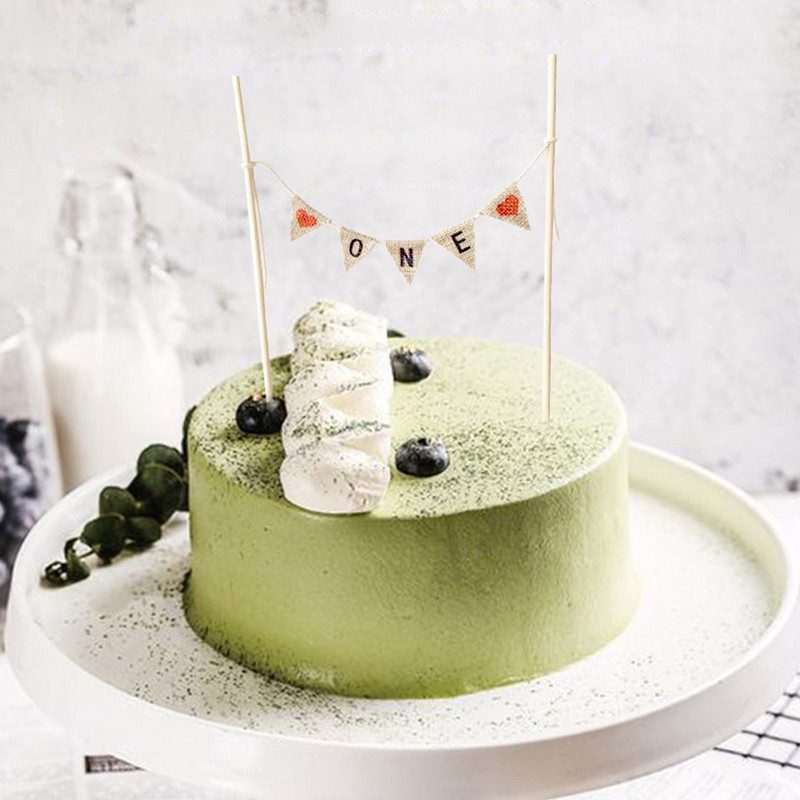 1 τμχ Ρουστίκ κάλυμμα για τούρτα γενεθλίων Μίνι κομψό γράμμα για τούρτα γενεθλίων Κορυφαία σημαία Τριγωνικό Banner Wave Επιδόρπιο Cupcake 2023 Νέο