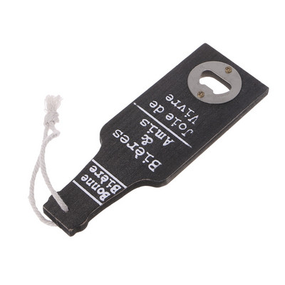 F63A Διακοσμητικό ανοιχτήρι για μπουκάλια μπύρας Πλακέτα επιτοίχια ξύλινη επιγραφή Διακόσμηση μπαρ σπιτιού