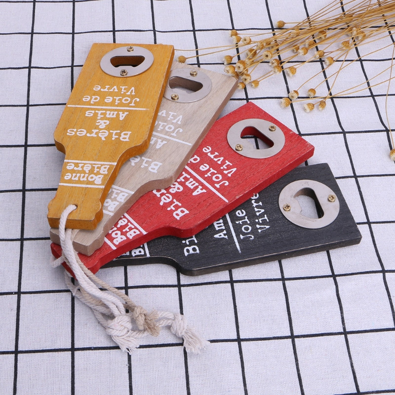 F63A Διακοσμητικό ανοιχτήρι για μπουκάλια μπύρας Πλακέτα επιτοίχια ξύλινη επιγραφή Διακόσμηση μπαρ σπιτιού