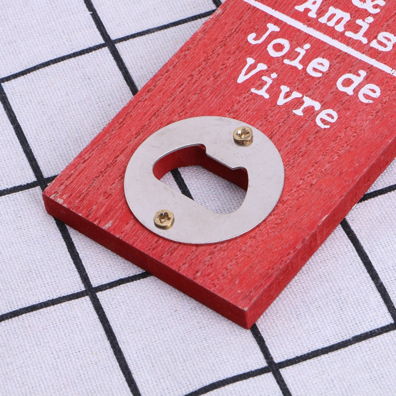 F63A Διακοσμητικό ανοιχτήρι για μπουκάλια μπύρας Πλακέτα επιτοίχια ξύλινη επιγραφή Διακόσμηση μπαρ σπιτιού