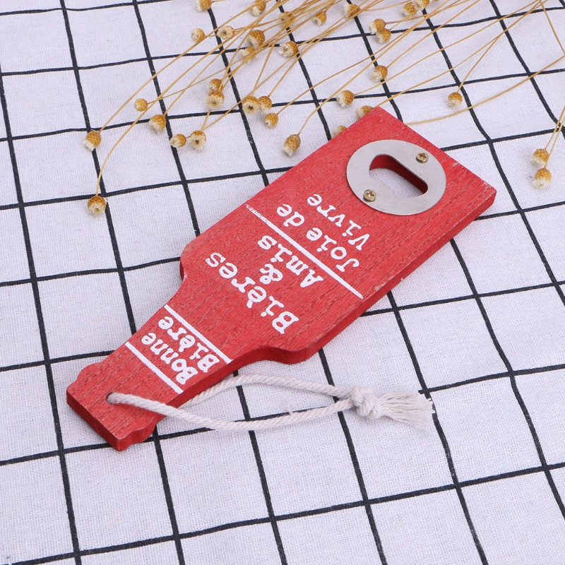 F63A Διακοσμητικό ανοιχτήρι για μπουκάλια μπύρας Πλακέτα επιτοίχια ξύλινη επιγραφή Διακόσμηση μπαρ σπιτιού