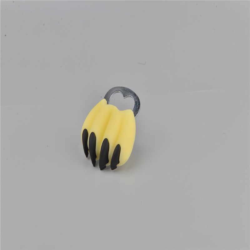 Novi otvarač za boce Fat Cat Claw, magnetski otvarač za pivo sa crtanim životinjama, PVC otvarač za limenke od meke gume, 1 kom.