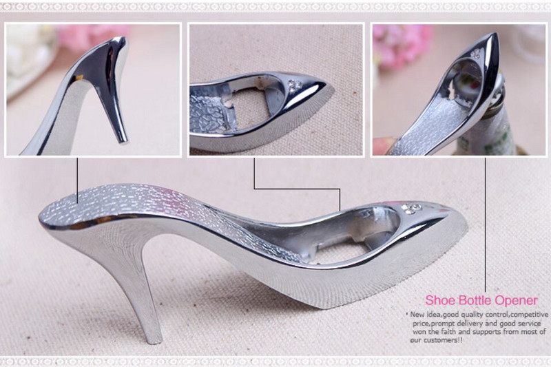 Kreatív tervezésű sörnyitó rozsdamentes acél magassarkú sörnyitó Személyiség szülinapi buli Ajándék Otthoni Szuvenír Díszek