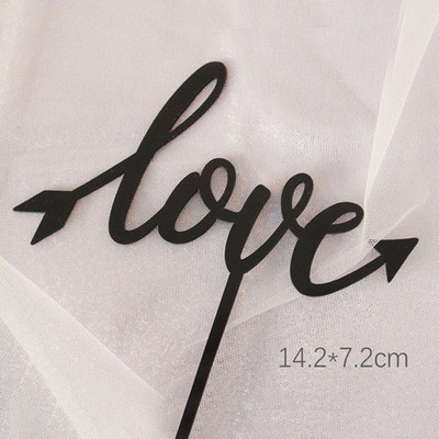 Ins New Love Wedding Cake Topper Sretno Valentinovo 2021 Zlatno Crveno Srce Topper Topper Za Ukrase Torte za godišnjicu vjenčanja