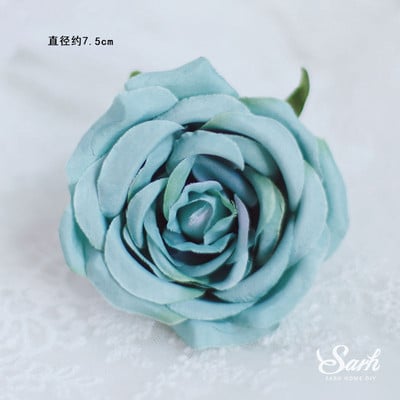 Umjetni cvijet Ruža Hibiskus Vjenčana dekoracija Božur Prekrivač torte za mladenku Potrepštine za rođendansku zabavu Pečenje Slatki dar