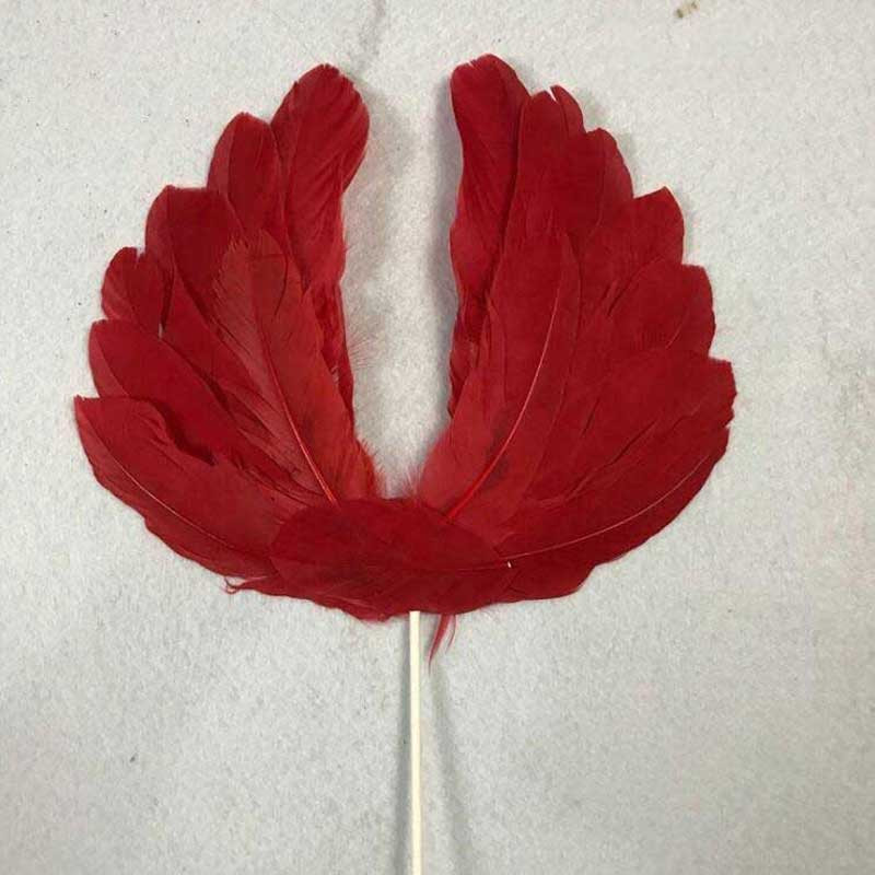 Ingli sulgedest tiiva koogipealne pulmaõnne sünnipäevapeo tordipealne kaunistus Küpsetamine Magustoit Koogipealne Kaunistustarvikud