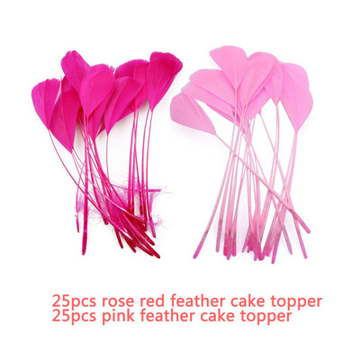 Amawill Pink Flamingo Happy Birthday Cake Topper Paabulinnu sulgedest Tordi kaunistused Baby Shower Pulmapeo kaunistamiseks