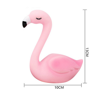 Amawill Pink Flamingo Happy Birthday Cake Topper Paabulinnu sulgedest Tordi kaunistused Baby Shower Pulmapeo kaunistamiseks