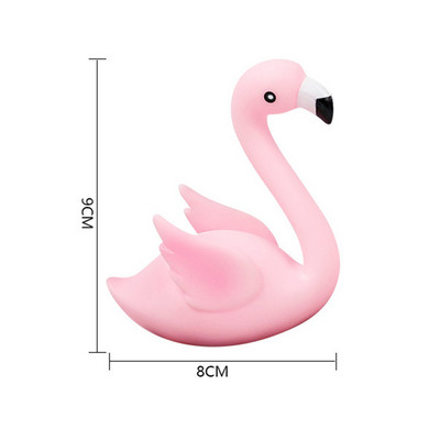 Amawill Pink Flamingo Happy Birthday Cake Topper Paabulinnu sulgedest Tordi kaunistused Baby Shower Pulmapeo kaunistamiseks