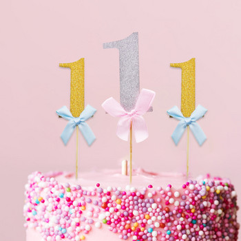 10 бр./лот Картичка за вмъкване на торта Топпер за торта за бебешко парти Декоративни аксесоари за рожден ден на деца за торта