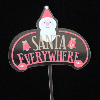 2 komada Sretan Božić Akrilni vrh za kolače Zlatno srebrni jelenji losovi rogovi Akrilni vrh za kolače za božićnu zabavu Ukrasi za torte 2019.