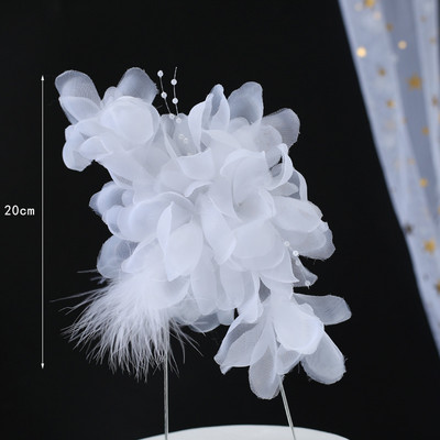 Arany Ezüst Flamingó Születésnapi Torta Fedő Pávatoll Esküvői Party Desszert Zászlók Korona évfordulós Cupcake Díszítés