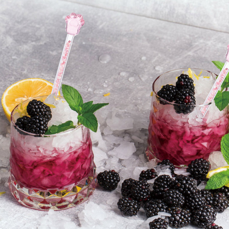 Štapići Mješalica Mješalica za koktele Swizzle Štapići za miješanje Mješalice za piće Žlica za piće Kava Štap za zabavu za višekratnu upotrebu Sjajno voće
