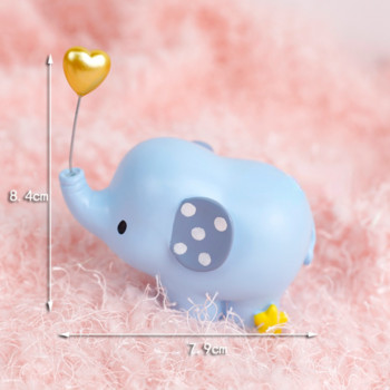 Elephant Cake Toppers Декорации за Baby Shower Its A Boy Girls Cupcake Topper Birthday Party Dessert Dress Up Печене