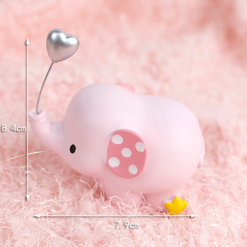 Prekrivači za kolače u obliku slona Dekoracije za tuširanje djeteta To je dječak Djevojčice Prekrivač za kolače Rođendanska zabava Deserti Prerušiti se Pečenje