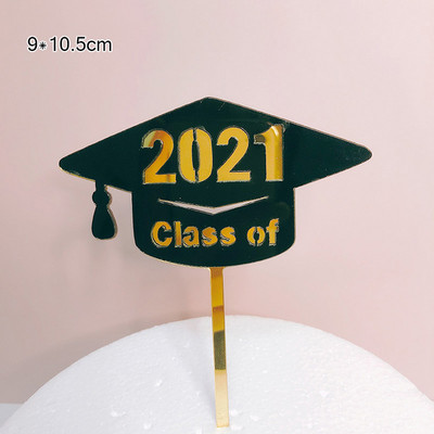 Uspio si to Pokrivač za torte Čestitamo Gradu Zlatni akrilni nadjev za torte za diplome Proslava diploma Fakulteta Dekoracija torte