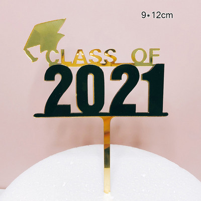 Uspio si to Pokrivač za torte Čestitamo Gradu Zlatni akrilni nadjev za torte za diplome Proslava diploma Fakulteta Dekoracija torte