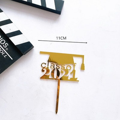Uspio si to Pokrivač za torte Čestitamo Gradu Zlatni akrilni nadjev za torte za diplome Proslava diploma Fakulteta Dekoracija torte