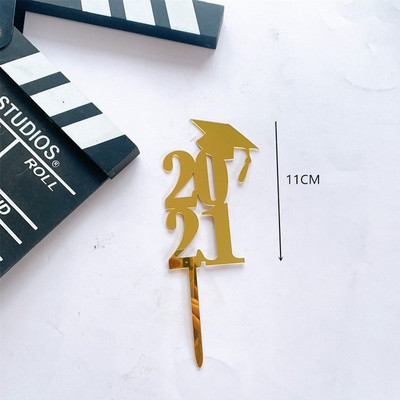 Uspio si to Pokrivač za torte Čestitamo Gradu Zlatni akrilni nadjev za torte za diplome Proslava diploma Fakulteta Dekoracija torte