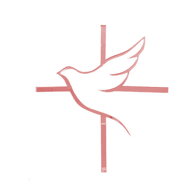 Zlatno krštenje Prva pričest Akrilni ukrasi za torte Golub mira Prekrivači za torte Potrepštine za krštenje Alati za ukrašavanje torti