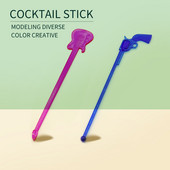 6 KOM 18,5 CM Plastične mješalice za kuhinjski bar Alat za sokove Mješalica za koktel piće Swizzle Štapne mješalice za vino