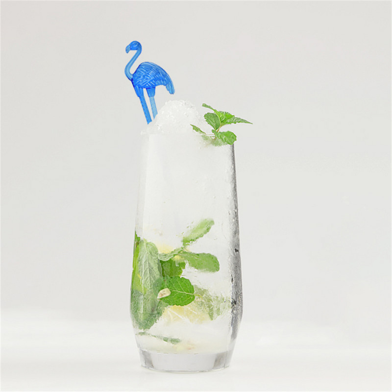 50db Flamingo Pineapple Star Drink Bor dekorációs koktél Forgatórudak Italkeverő Hawaii Beach Party dekorációs bár kellékekhez