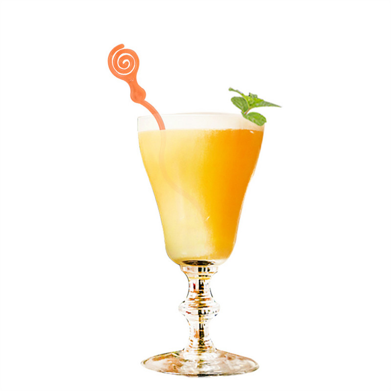 50db Flamingo Pineapple Star Drink Bor dekorációs koktél Forgatórudak Italkeverő Hawaii Beach Party dekorációs bár kellékekhez