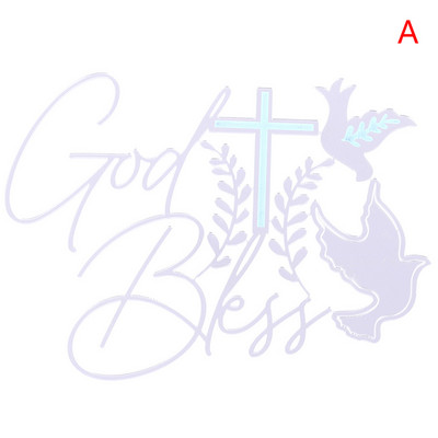 1 kom Dove Cross Topper Prva pričest Minimalistički akrilni umetak za tortu za rođendansku zabavu Ukras torte Dodaci