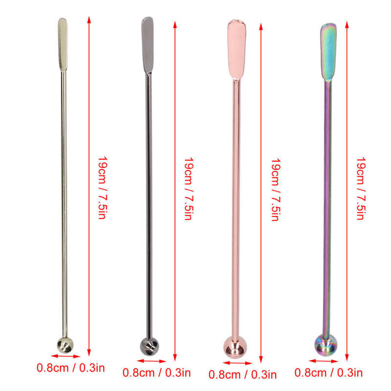 304 Nerūdijančio plieno maišytuvas kokteilių kavos gėrimų gėrimų maišymo lazdele Vyno kokteilių alaus baro priedai