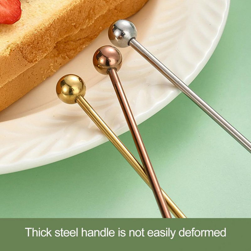 Nerūdijančio plieno maišymo lazdelė, patogi rankena ilga rankena Maišymas kavos pieno kokteilis vyno maišymo lazdelė virtuvės įtaisas