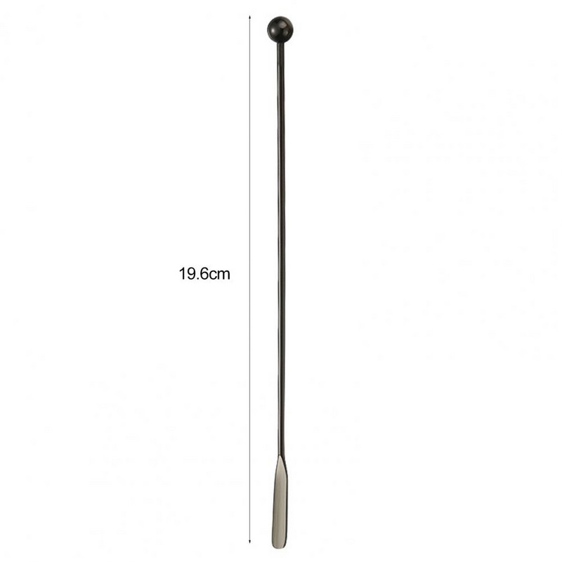 Nerūdijančio plieno maišymo lazdelė, patogi rankena ilga rankena Maišymas kavos pieno kokteilis vyno maišymo lazdelė virtuvės įtaisas