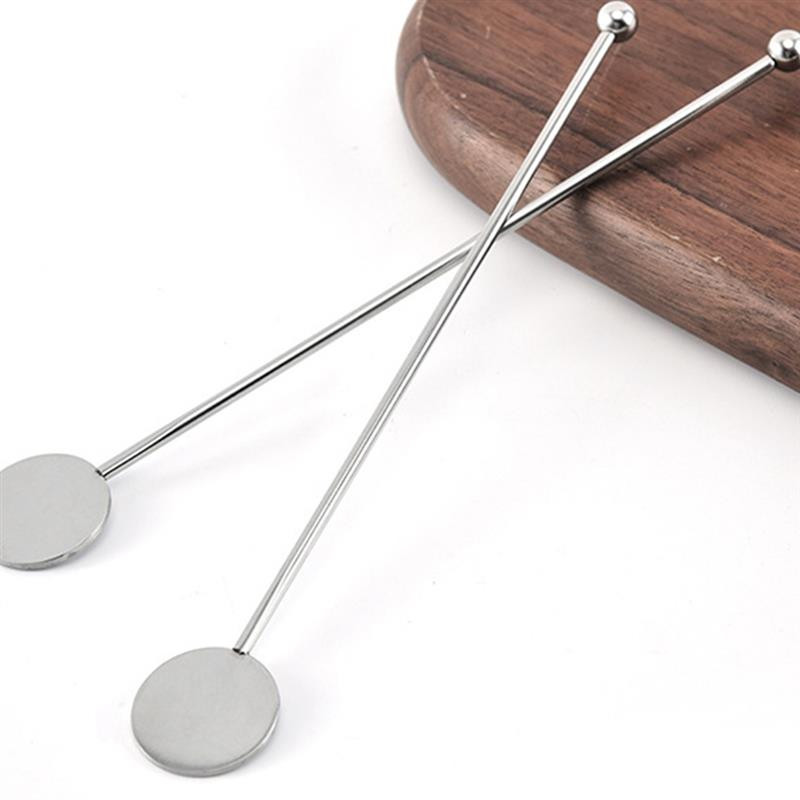 5 vnt nerūdijančio plieno pieno miltelių sulčių maišymo lazdelės kokteilių gėrimų maišyklės virtuvės priedai virtuvės