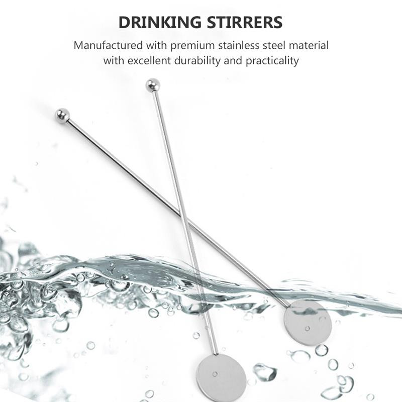 5 vnt nerūdijančio plieno pieno miltelių sulčių maišymo lazdelės kokteilių gėrimų maišyklės virtuvės priedai virtuvės