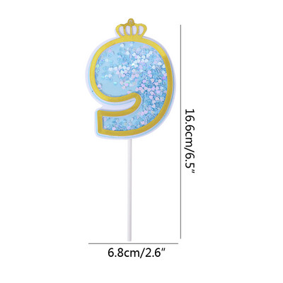 1Pc brojevi za kolače Dekoracija za tuširanje djeteta Umetak za rođendansku tortu Dekoracija za tortu Svadbeni kolači Dekoracija za desert