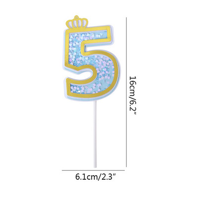 1Pc brojevi za kolače Dekoracija za tuširanje djeteta Umetak za rođendansku tortu Dekoracija za tortu Svadbeni kolači Dekoracija za desert