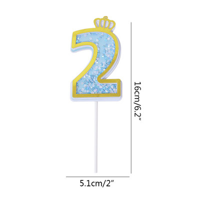 1Pc brojevi za kolače Dekoracija za tuširanje djeteta Umetak za rođendansku tortu Dekoracija za tortu Svadbeni kolači Dekoracija za desert