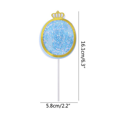 1Pc brojevi za kolače Dekoracija za tuširanje djeteta Umetak za rođendansku tortu Dekoracija za tortu Svadbeni kolači Dekoracija za desert