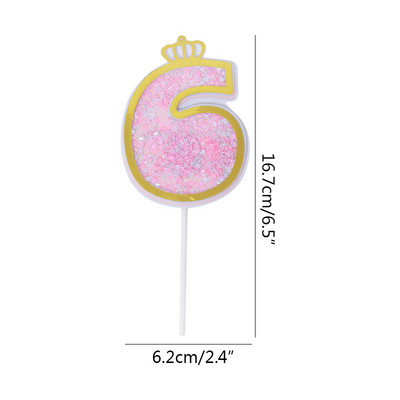 1Pc brojevi za kolače Dekoracija za tuširanje djeteta Umetak za rođendansku tortu Dekoracija za tortu Svadbeni kolači Dekoracija za desert