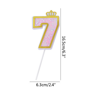 1Pc brojevi za kolače Dekoracija za tuširanje djeteta Umetak za rođendansku tortu Dekoracija za tortu Svadbeni kolači Dekoracija za desert