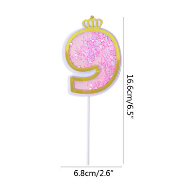 1Pc brojevi za kolače Dekoracija za tuširanje djeteta Umetak za rođendansku tortu Dekoracija za tortu Svadbeni kolači Dekoracija za desert