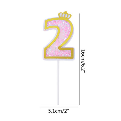 1Pc brojevi za kolače Dekoracija za tuširanje djeteta Umetak za rođendansku tortu Dekoracija za tortu Svadbeni kolači Dekoracija za desert