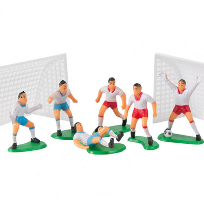 Fotbal 1 set de decorațiuni pentru tort, util, de încredere, pentru decorare pentru cupcake, figurine pentru băiat de fotbal
