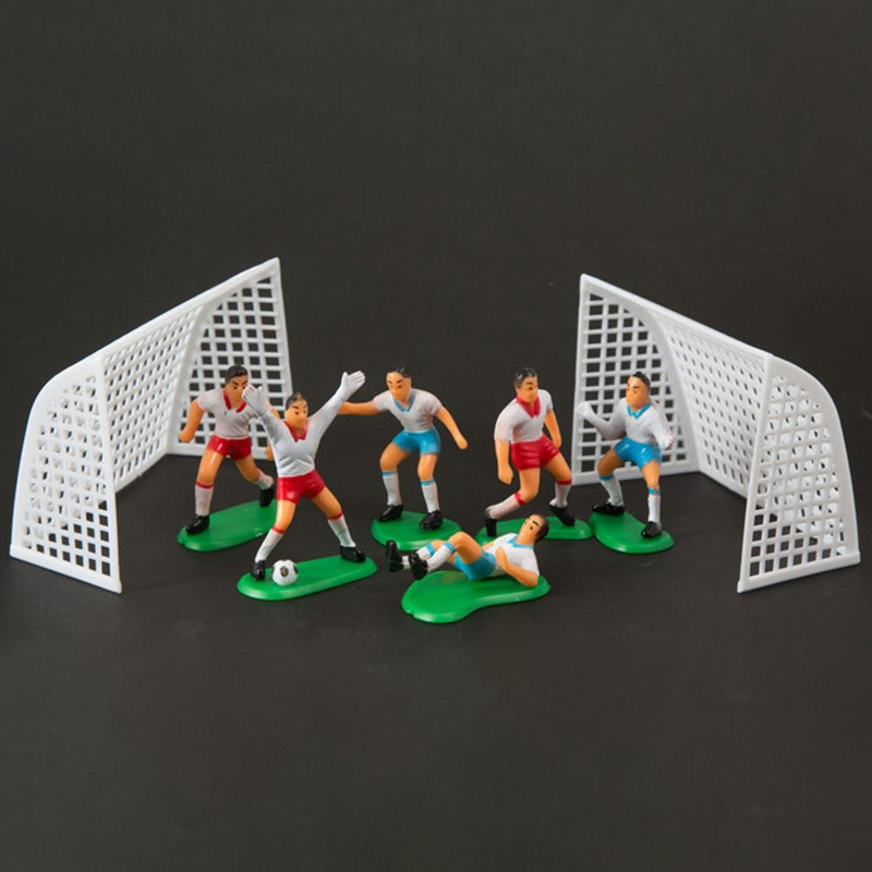 Fotbal 1 set de decorațiuni pentru tort, util, de încredere, pentru decorare pentru cupcake, figurine pentru băiat de fotbal